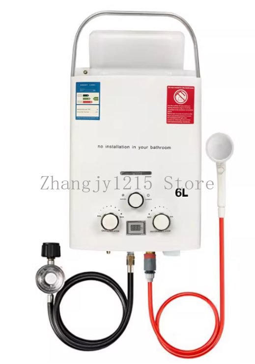 Outdoor Camping Gas Heater - 프로판 LPG 가스 탱크리스 온수기 6L