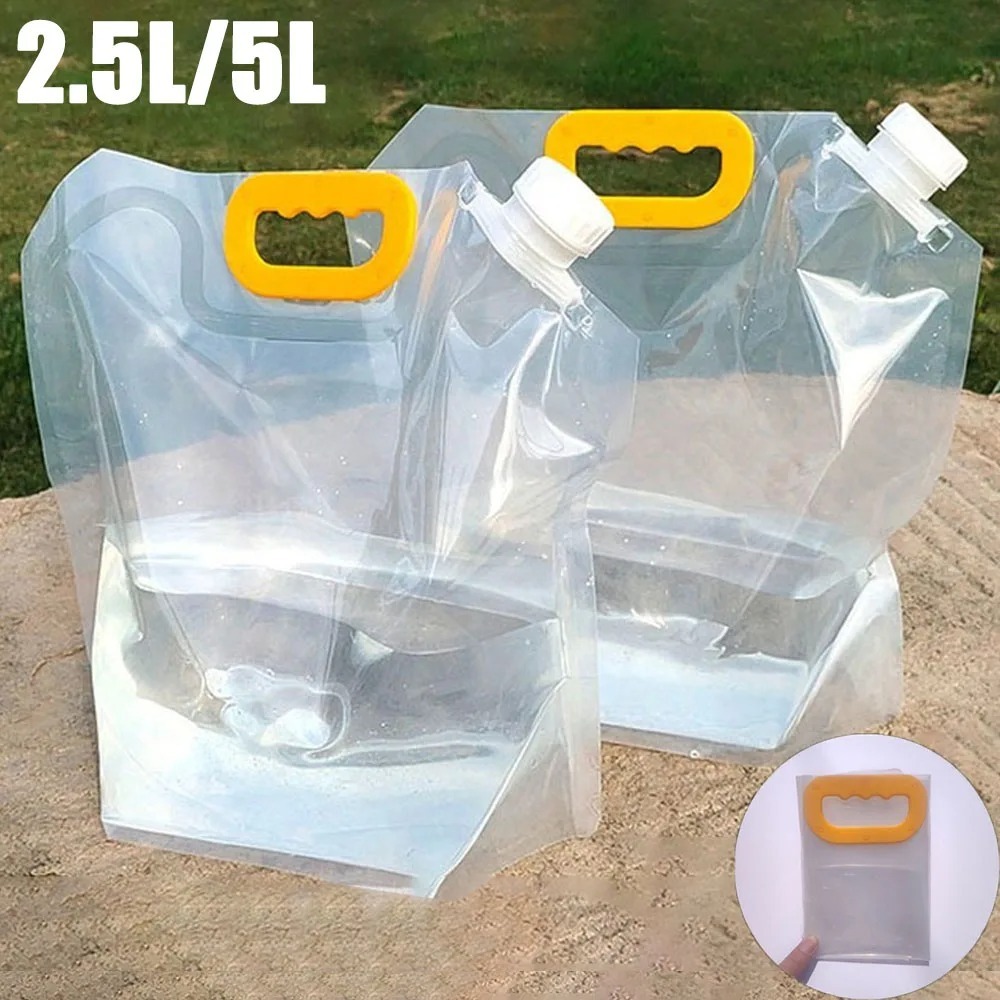 Outdoor Camping Water Jug - 5L 휴대용 물 가방 접이식 버킷