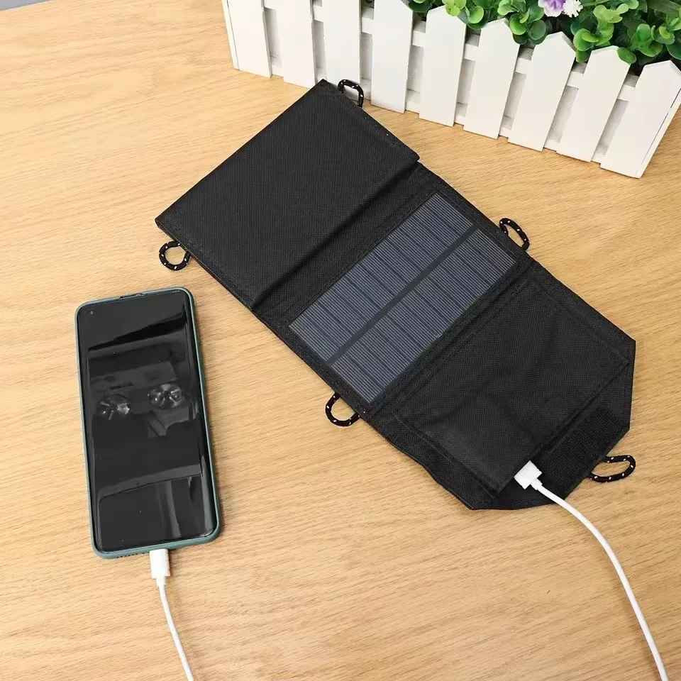Zd Outdoor Camping - 500W 접이식 태양광 패널 4-패널(5V USB/DC