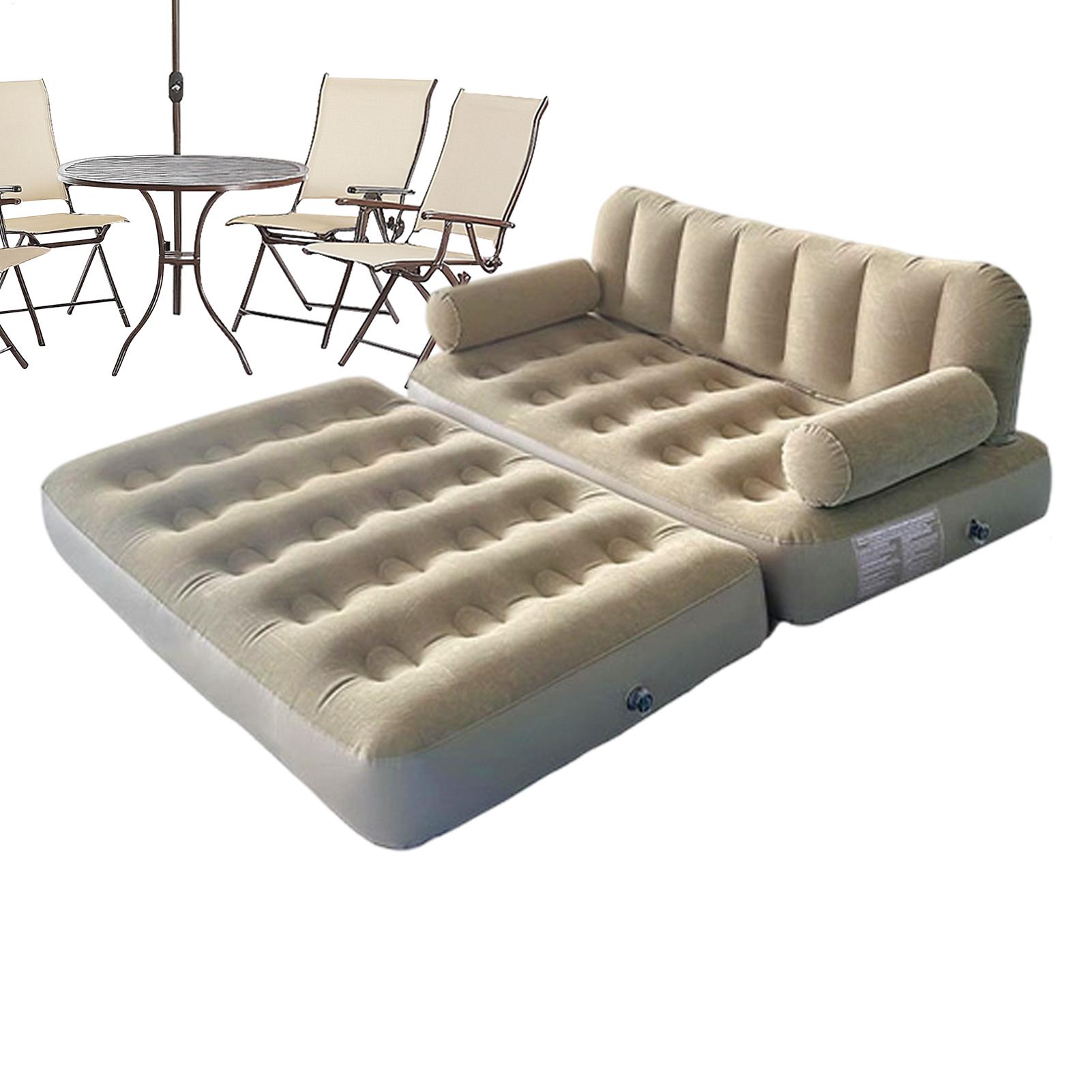 Outdoor Camping Couch - 에어펌프가 있는 에어 소파, 접이식 침대,