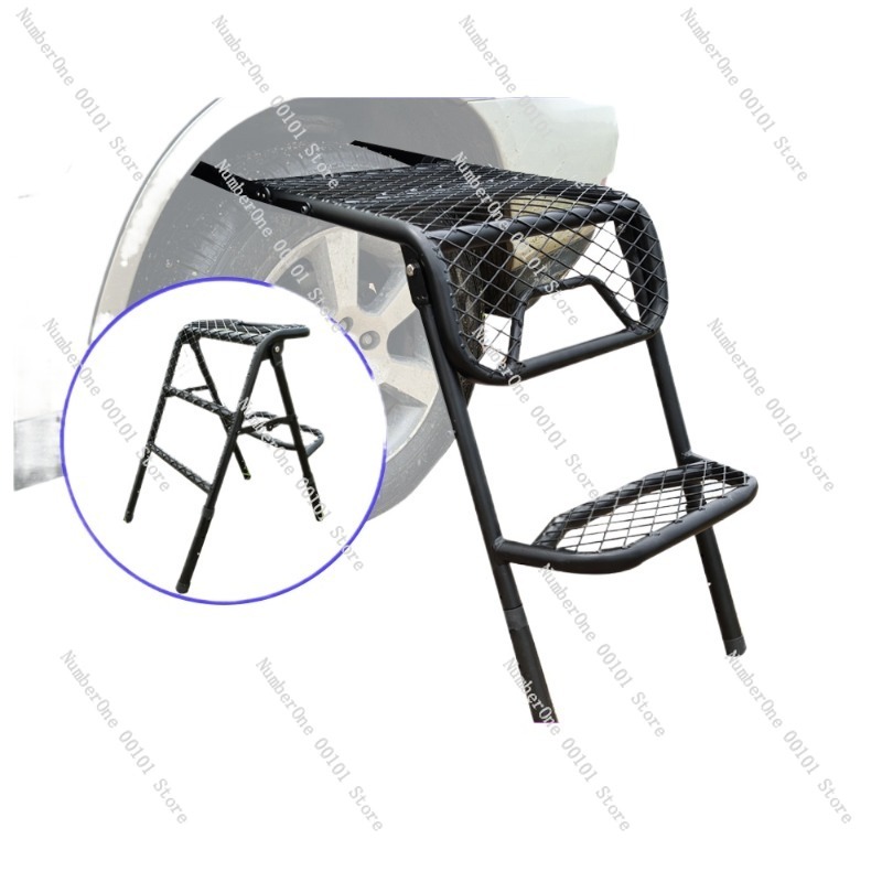 Outdoor Camping Folding Table - 야외 접이식 사다리와 테이블 조합, 내구성