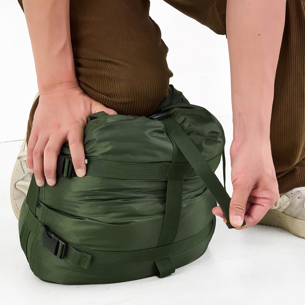 Outdoor Camping Sleeping Bag - 여행용 포장 가방 침낭용 녹색 압축