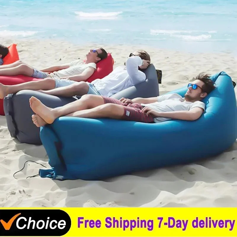 Outdoor Camping Couch - 야외용 휴대용 에어 소파, 야외용 에어
