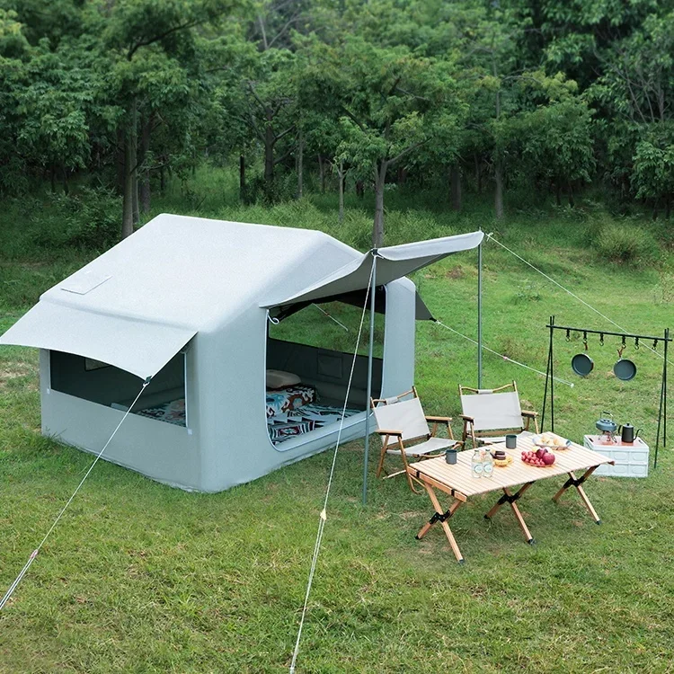 Outdoor Camping On Youtube - 3~4인용 빠른 설치 대형 풍선 캠핑