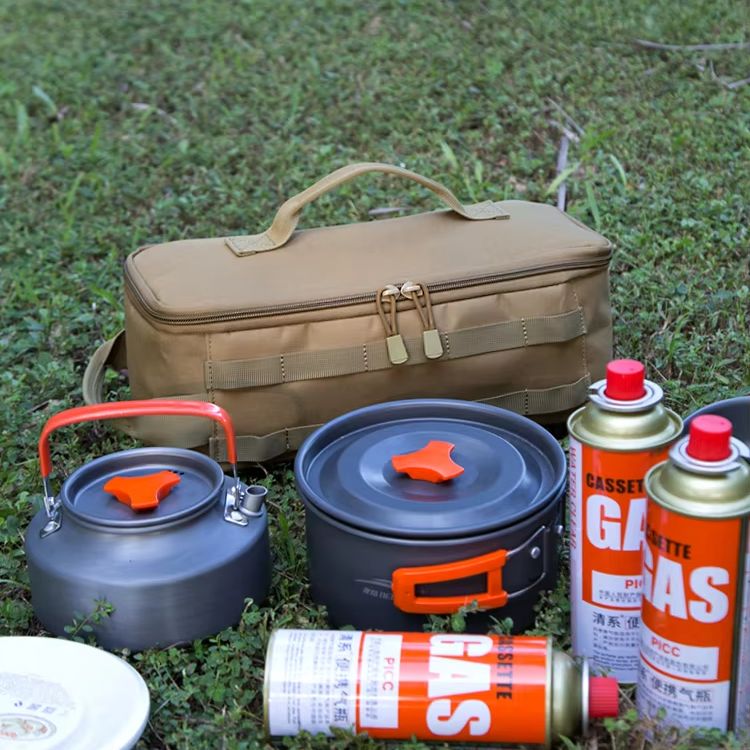 Outdoor Camping Cooking Equipment - 옥스포드 천 조리기구 보관 가방, 더블
