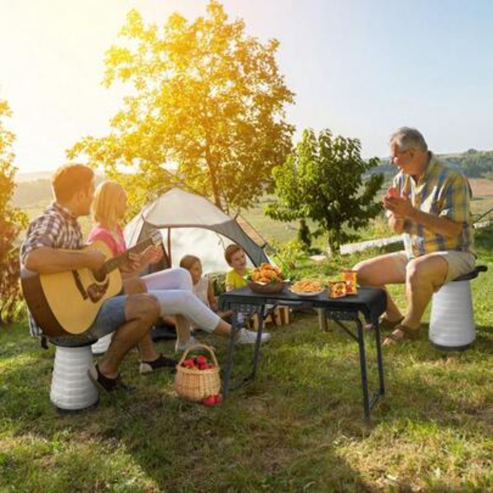 Outdoor Camping Folding Table - 3피스 접이식 캠핑 테이블 및 스툴