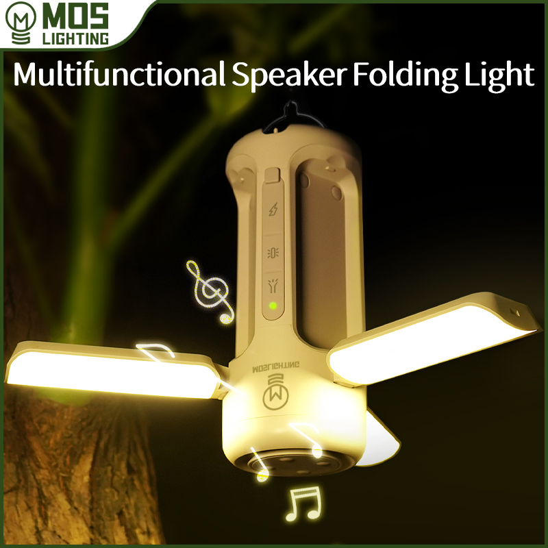 Zd Outdoor Camping - MOSLIGHTING 휴대용 블루투스 스피커에 손전등 9000mAh