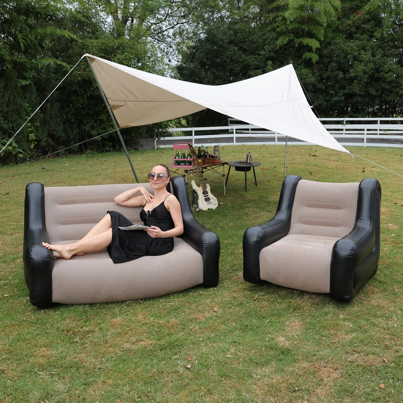 에어 매트리스 풍선 소파 더블 풍선 의자, 접이식 에어 - Outdoor Camping Couch 리뷰 및 가격