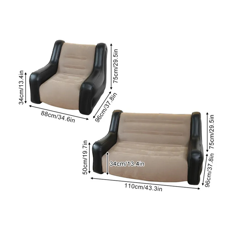 에어 매트리스 풍선 소파 더블 풍선 의자, 접이식 에어 - Outdoor Camping Couch 리뷰 및 가격