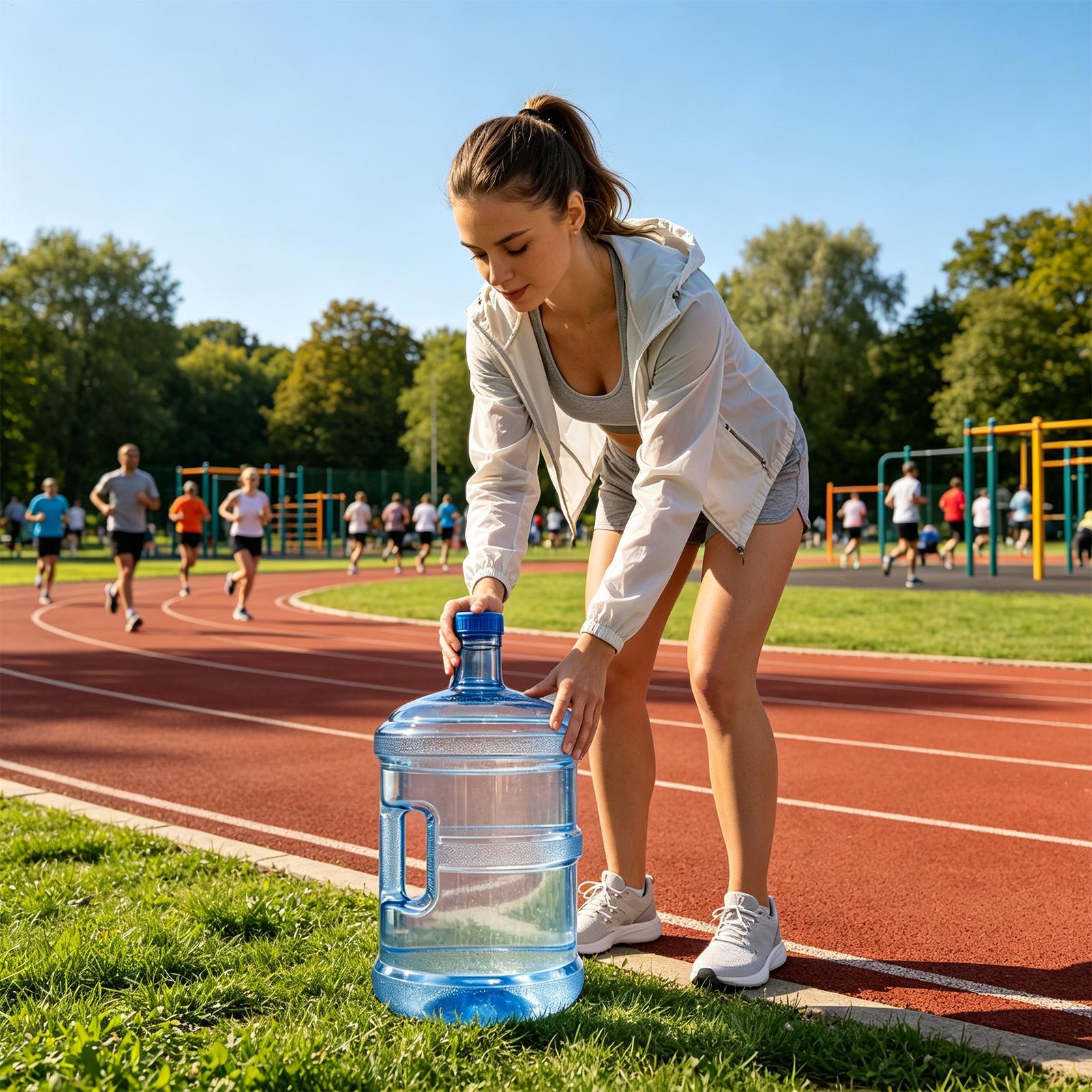 대형 물통 11.3L 누수 방지 리필 가능 버킷(뚜껑과 - Outdoor Camping Water Jug 리뷰 및 가격