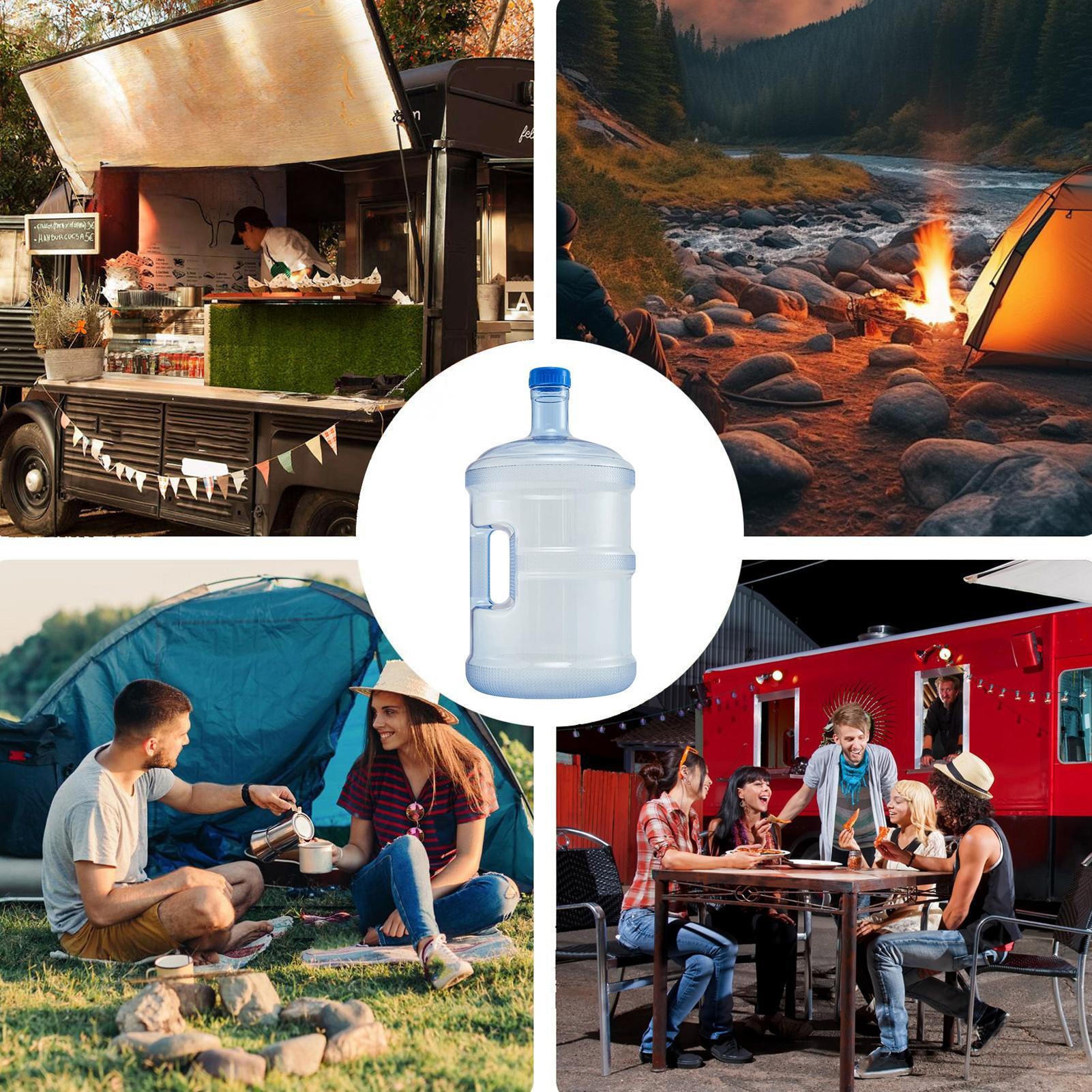 대형 물통 11.3L 누수 방지 리필 가능 버킷(뚜껑과 - Outdoor Camping Water Jug 리뷰 및 가격