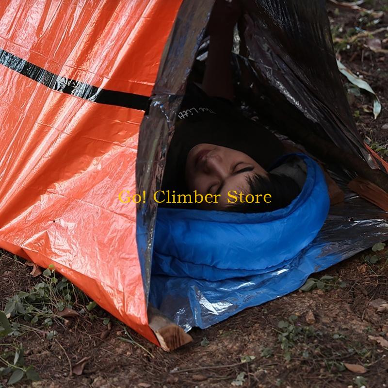 Q84C 생존 텐트 2 인 비상 대피소 튜브 텐트 방수 - Outdoor Camping On Youtube 리뷰 및 가격