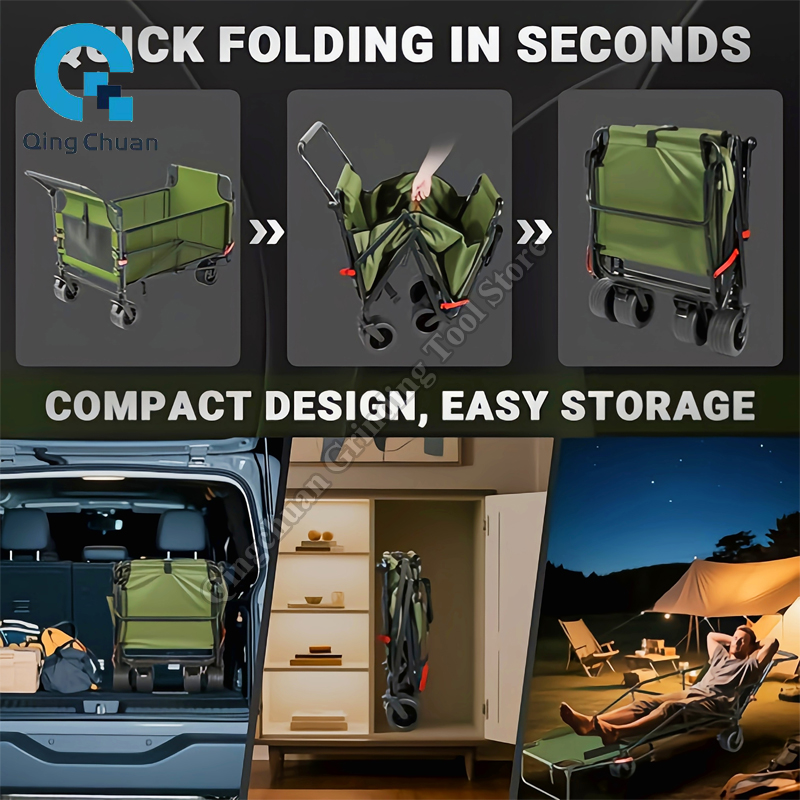 캠핑 트롤리 다기능 야외 대형 비치 가든 핸드 트레일러 - Outdoor Camping Trolley 리뷰 및 가격