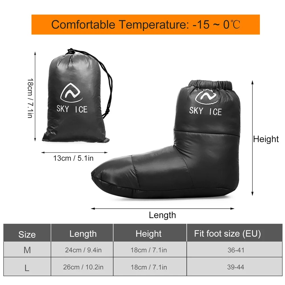 겨울용 보온 다운 캠핑 슬리핑 부츠 슬리핑 백 슬리퍼  - Outdoor Camping Sleeping Bag 리뷰 및 가격