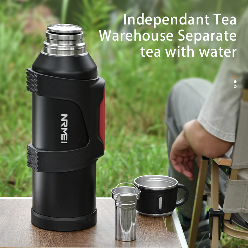 스테인리스 스틸 보온병 차 필터 포함 야외 휴대용 대용 - Outdoor Camping Water Jug 리뷰 및 가격