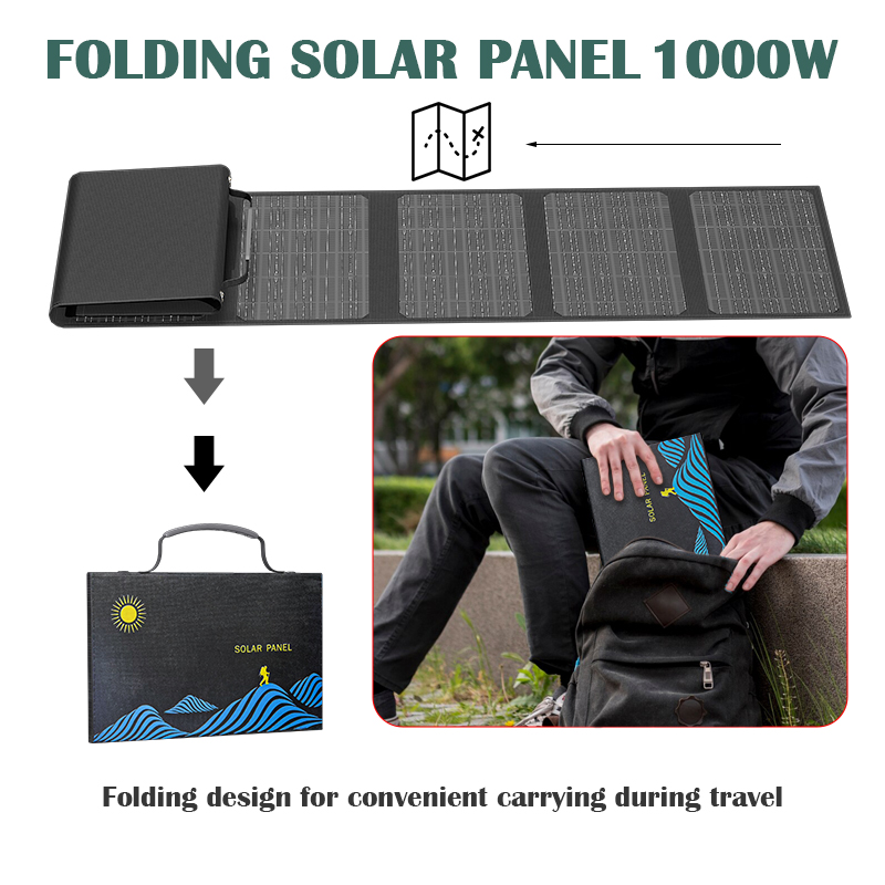 1000W 접이식 태양광 패널 USB/DC 출력 - 캠 - Zd Outdoor Camping 리뷰 및 가격