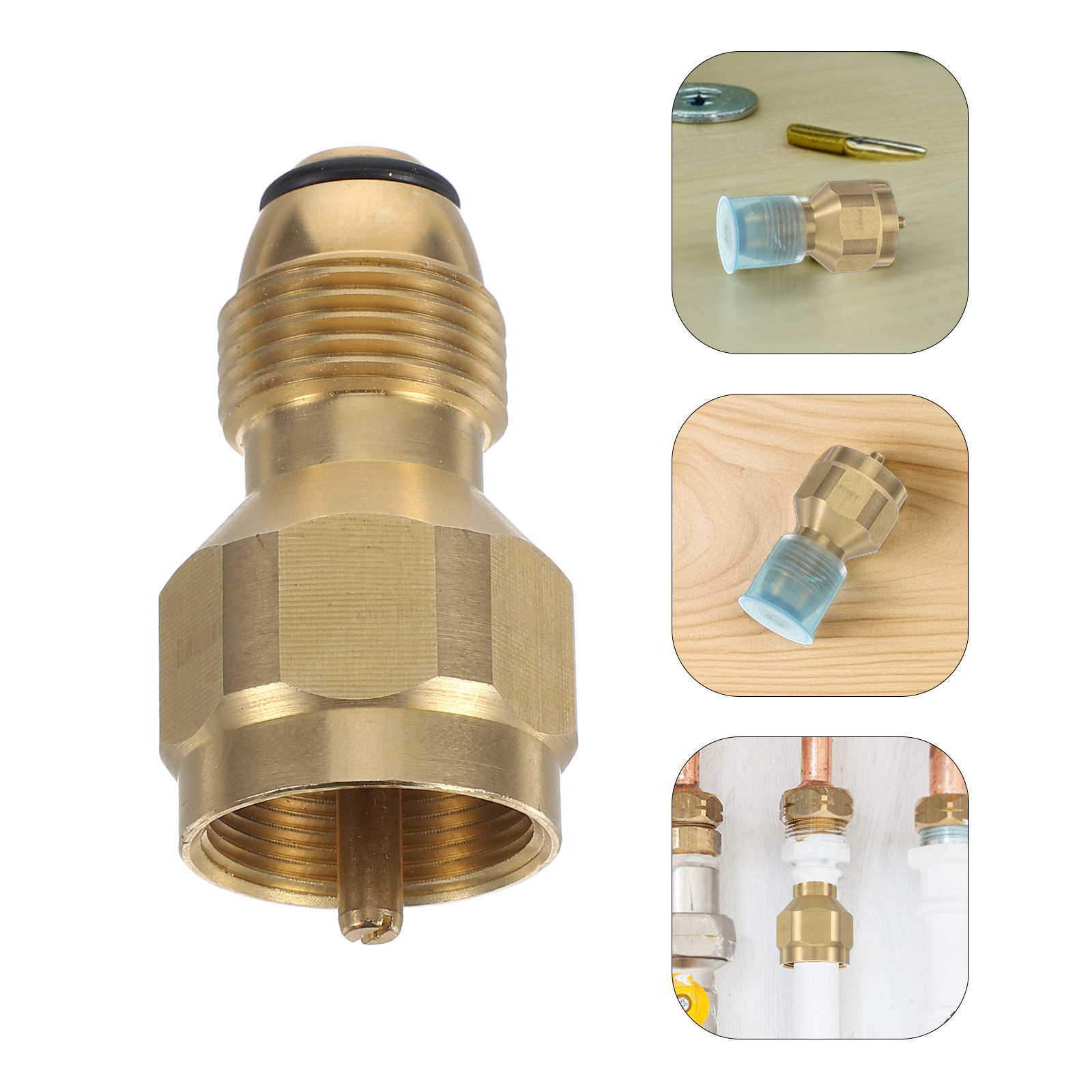 황동 프로판 탱크 어댑터 Qcc1 변환 피팅, 야외 가 - Outdoor Camping Gas Heater 리뷰 및 가격