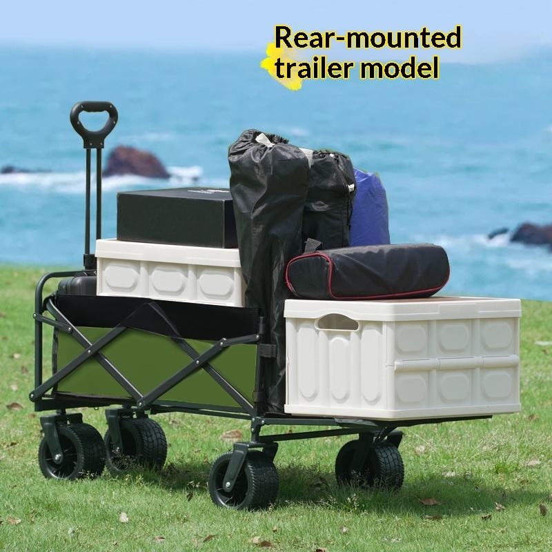 공장 직판 4륜 플랫폼 캠핑 유틸리티 웨건 175kg  - Outdoor Camping Folding Table 리뷰 및 가격