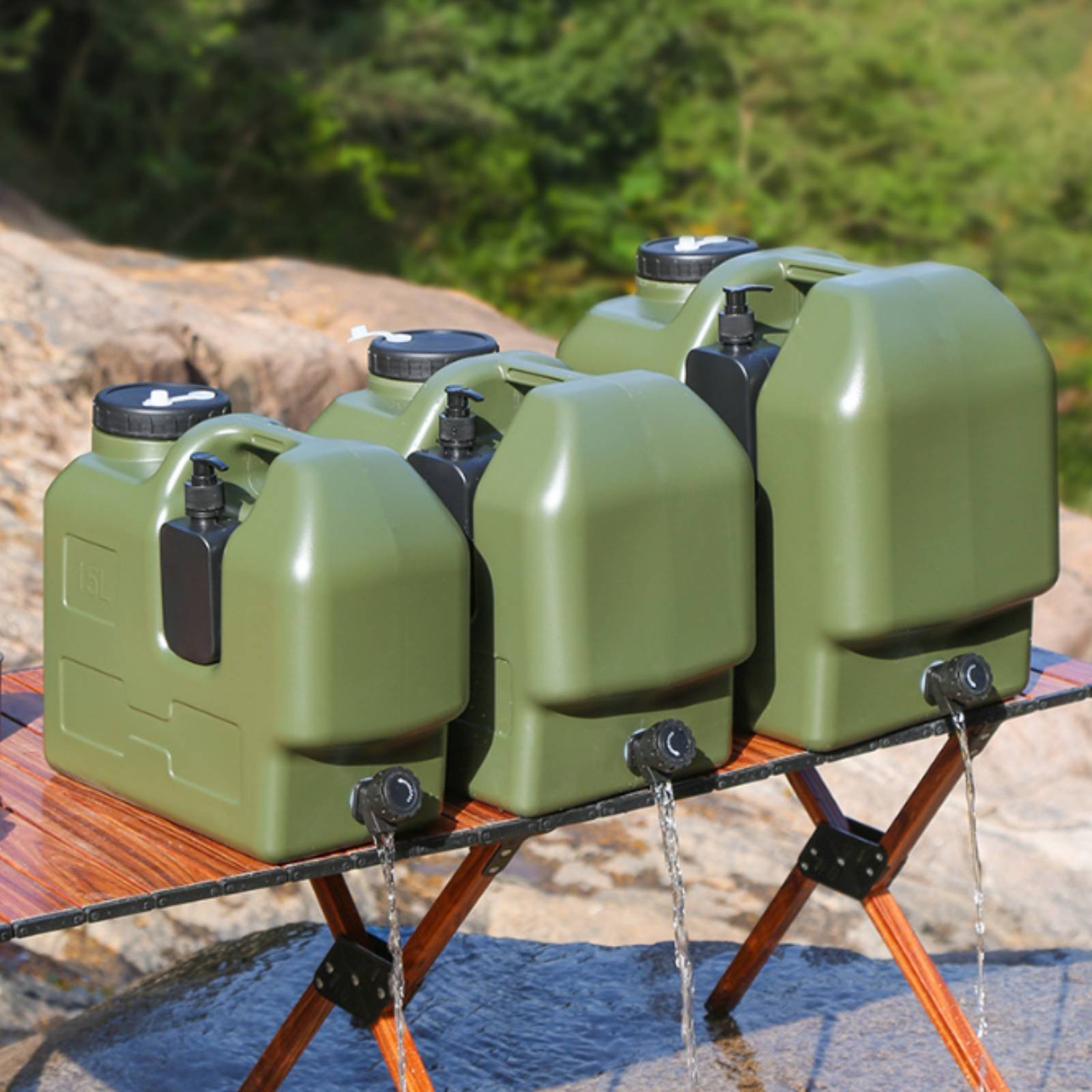스피곳이 있는 물통 식품 등급 PE 캠핑용 물통 야외용 - Outdoor Camping Water Jug 리뷰 및 가격