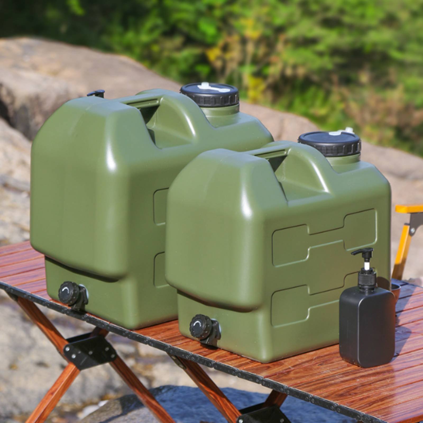 스피곳이 있는 물통 식품 등급 PE 캠핑용 물통 야외용 - Outdoor Camping Water Jug 리뷰 및 가격