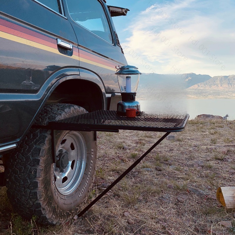 차량 캠핑 그릴 타이어 금속 접이식 휴대용 야외 바베큐 - Outdoor Camping Folding Table 리뷰 및 가격
