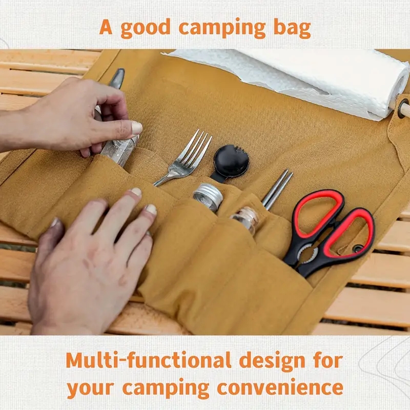 2026 야외 캔버스 식기 정리함 벽걸이 키친타월 정리 - Outdoor Camping Wallpaper 리뷰 및 가격
