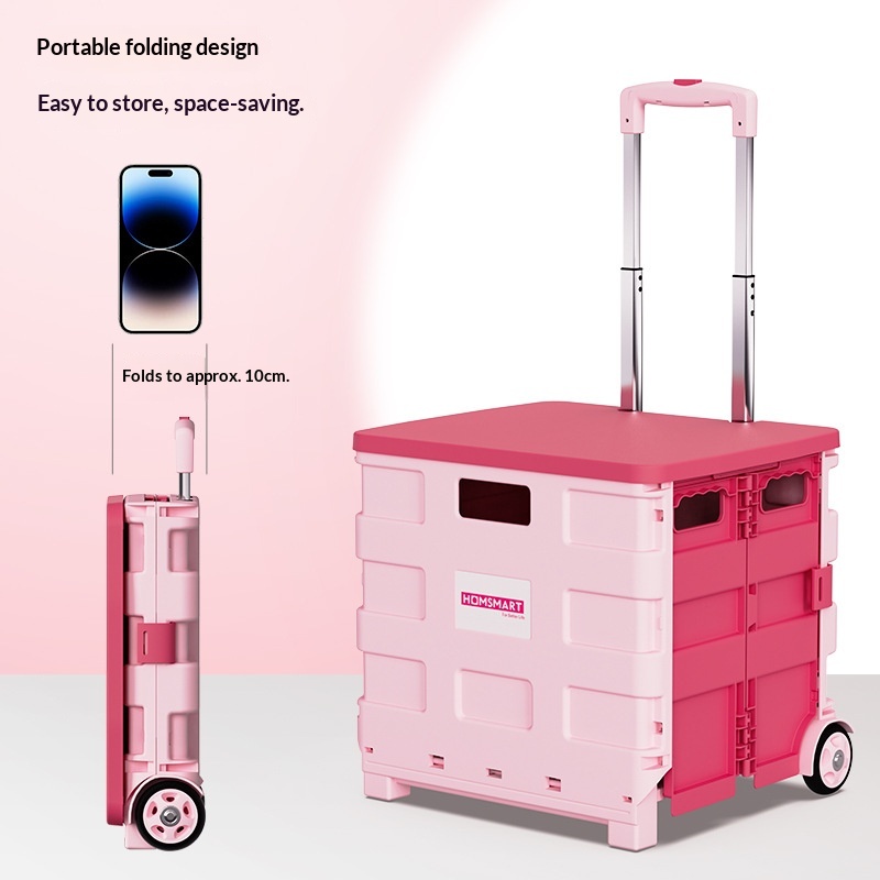 휴대용 접이식 쇼핑 카트, 접이식 식료품 마켓 카트,  - Outdoor Camping Trolley 리뷰 및 가격