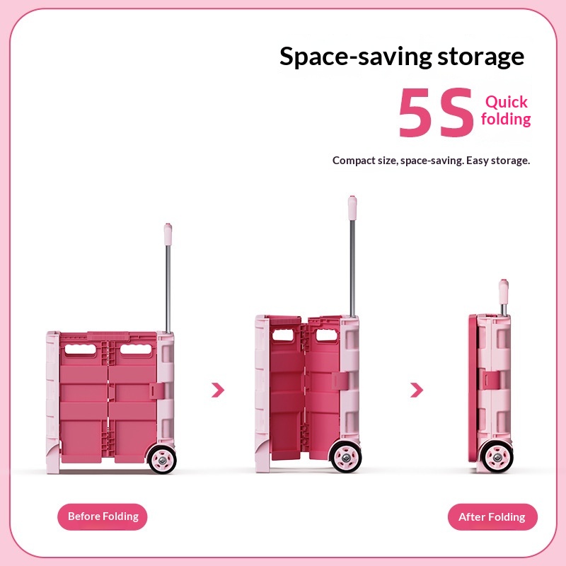 휴대용 접이식 쇼핑 카트, 접이식 식료품 마켓 카트,  - Outdoor Camping Trolley 리뷰 및 가격