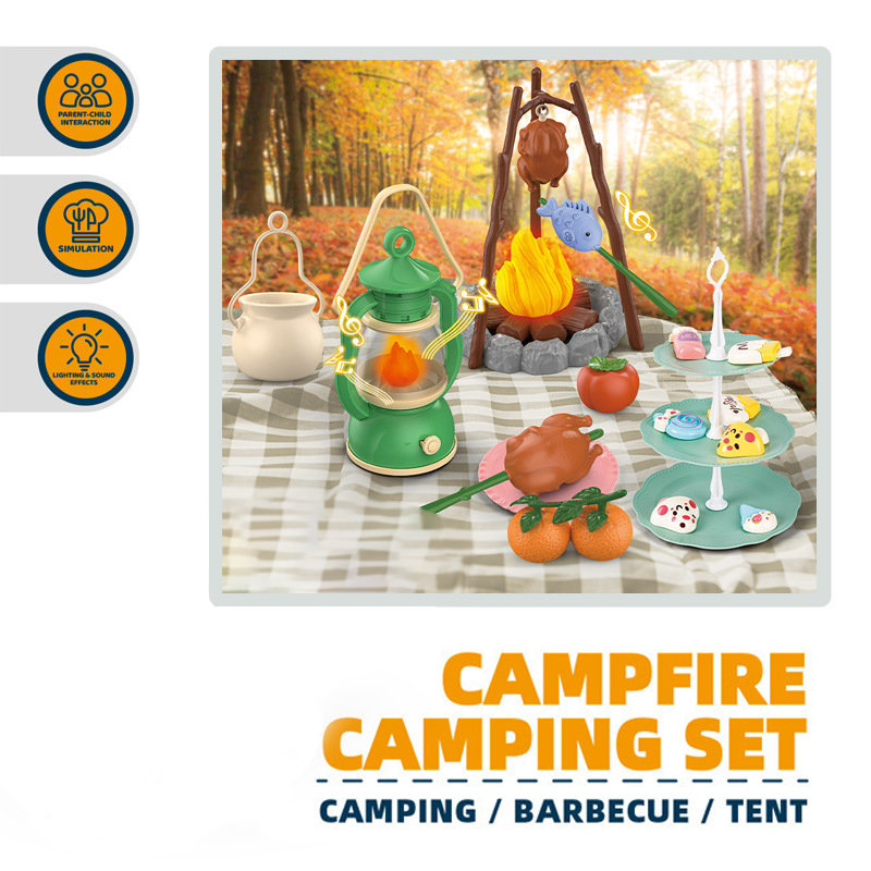 어린이 캠핑 텐트 세트 아기 놀이터 미니어처 음식 어린 - Outdoor Camping Food 리뷰 및 가격