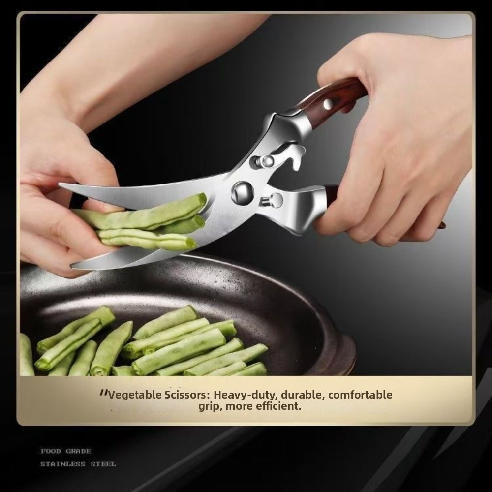 스테인레스 스틸 주방 가위 날카로운 인체공학적 닭뼈 가 - Outdoor Camping Food 리뷰 및 가격