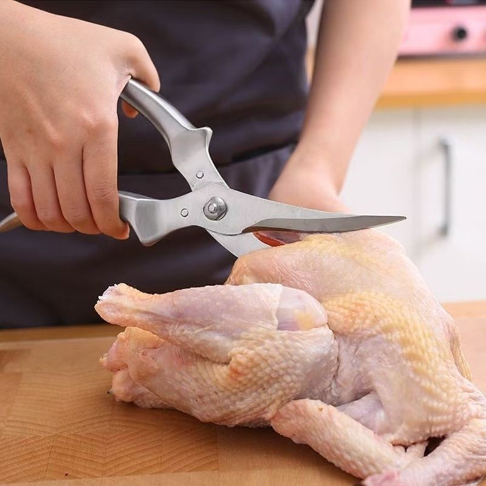 스테인레스 스틸 주방 가위 날카로운 인체공학적 닭뼈 가 - Outdoor Camping Food 리뷰 및 가격
