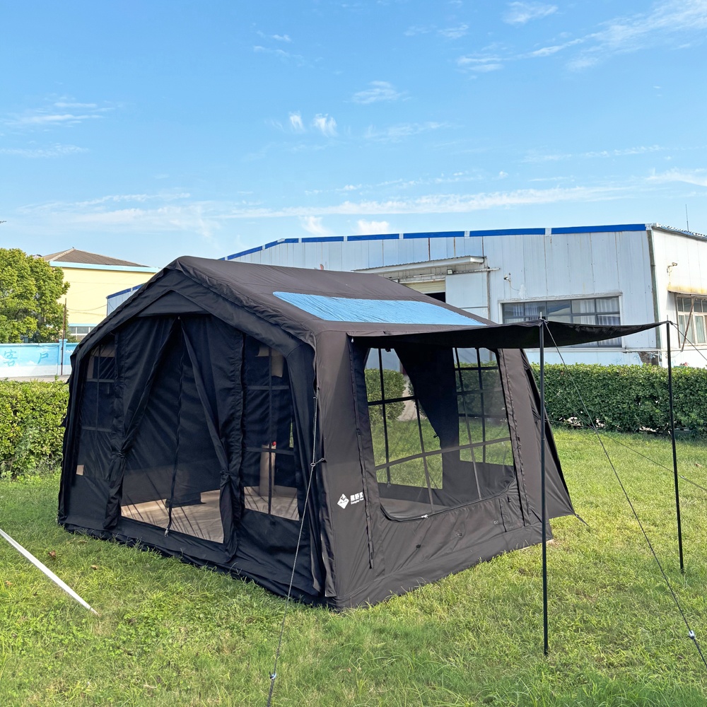 블랙 자동 팽창 텐트 대형 글램핑 에어 캠핑 튜브 가족 - Outdoor Camping On Youtube 리뷰 및 가격