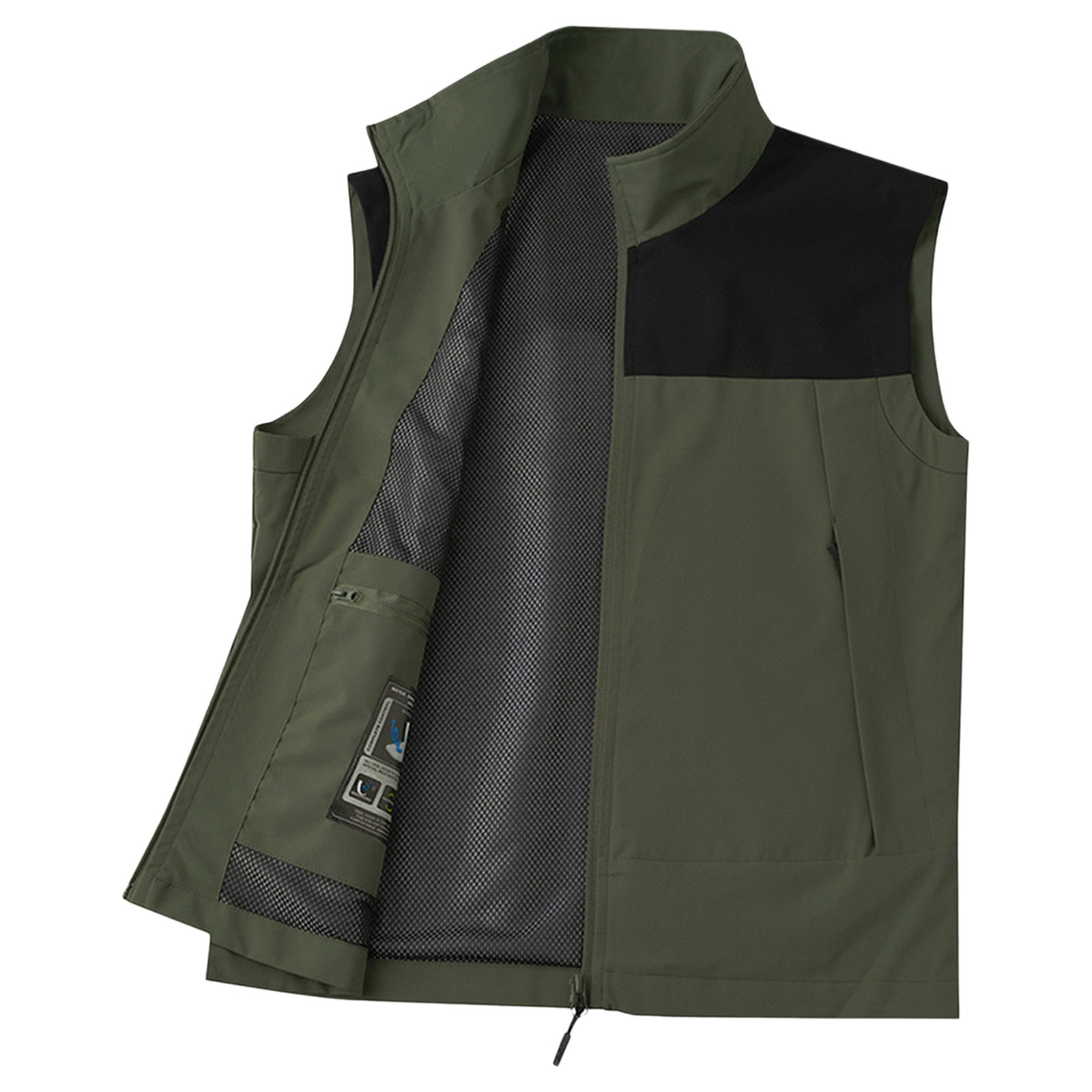 # M-5XL 남성용 골프 조끼 스탠드 칼라 민소매 지 - Outdoor Camping In Winter 리뷰 및 가격