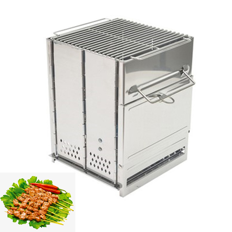 목재 난로 야외 캠핑 장비 분해 가능 휴대용 피크닉 스 - Outdoor Camping Cooking Equipment 리뷰 및 가격