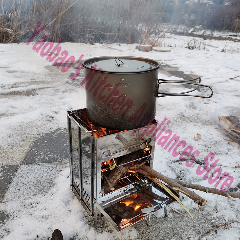 목재 난로 야외 캠핑 장비 분해 가능 휴대용 피크닉 스 - Outdoor Camping Cooking Equipment 리뷰 및 가격