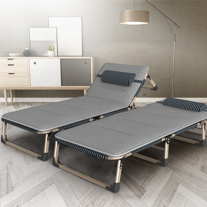 야외 다기능 접이식 침대 싱글 접이식 금속 캠핑 침대  - Outdoor Camping Beds For Sale 리뷰 및 가격