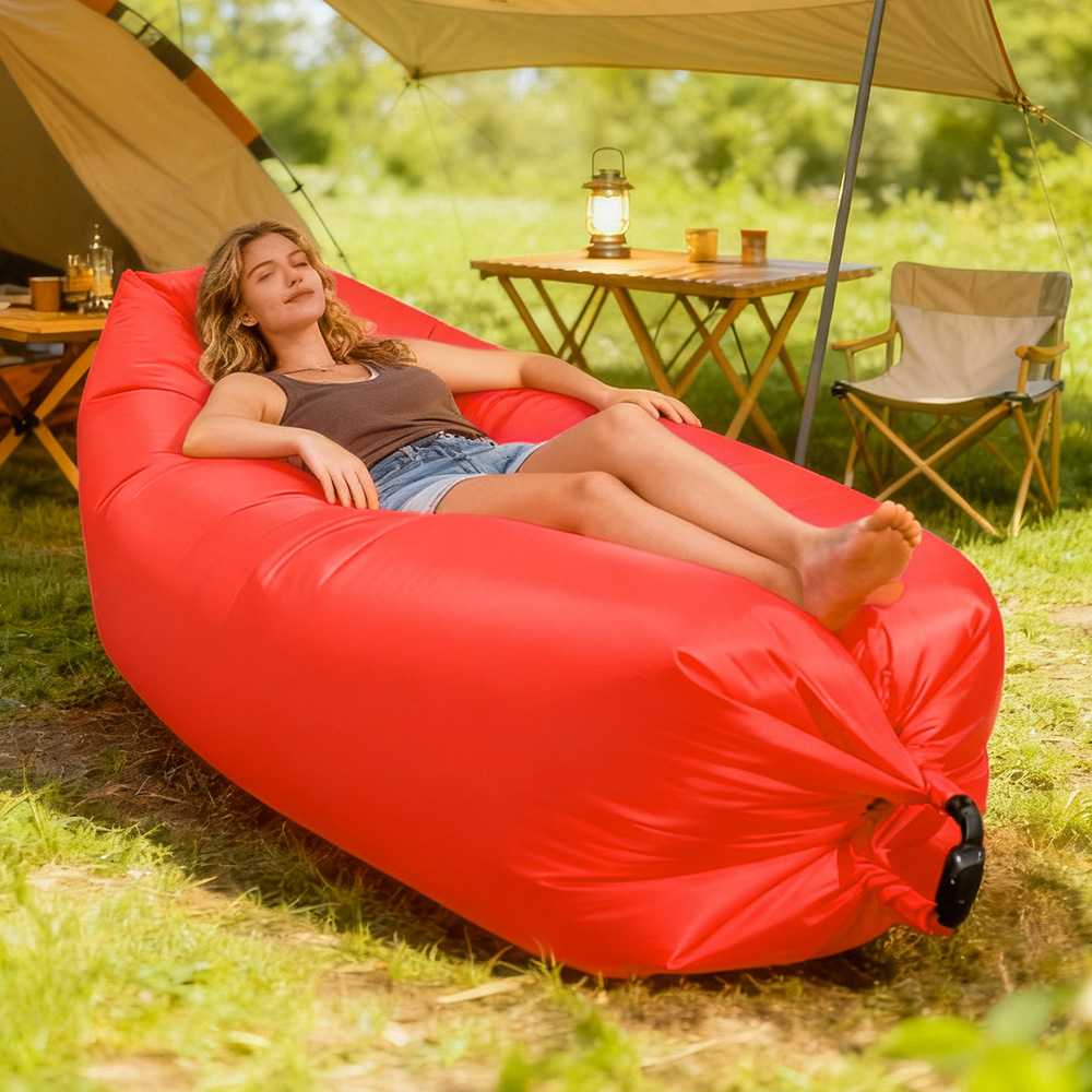 다색 휴대용 게으른형 에어 소파 침대, 접이식 방수 에 - Outdoor Camping Sleeping Bag 리뷰 및 가격