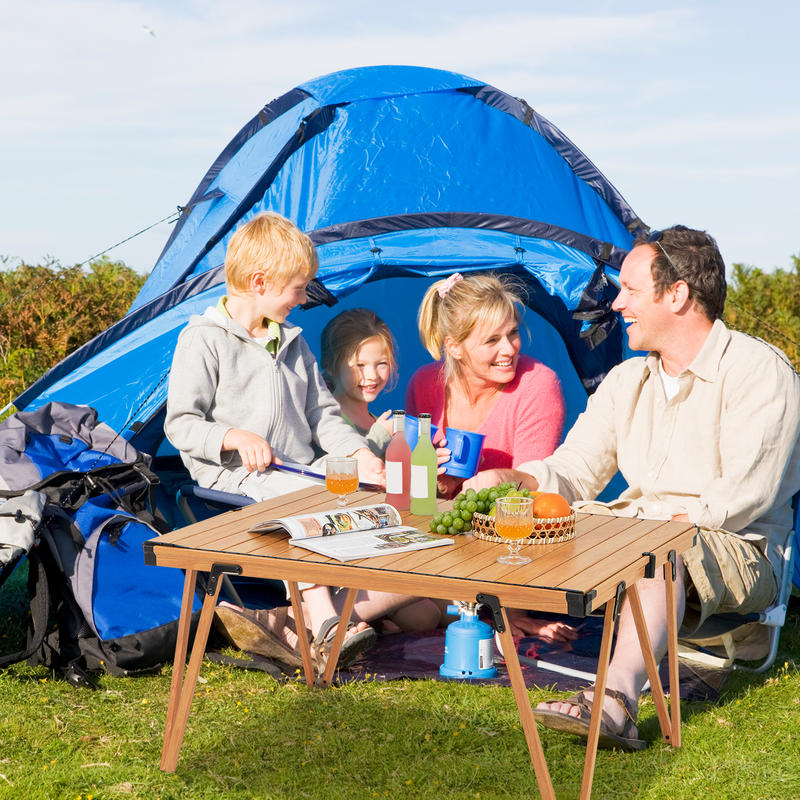 단일 접이식 피크닉 테이블 93 x 70cm 캠핑 테이 - Outdoor Camping Folding Table 리뷰 및 가격